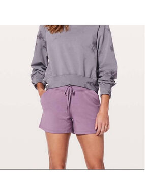 Lululemon Every Moment Shorts Size 8 Purple Athletic Casual Workout